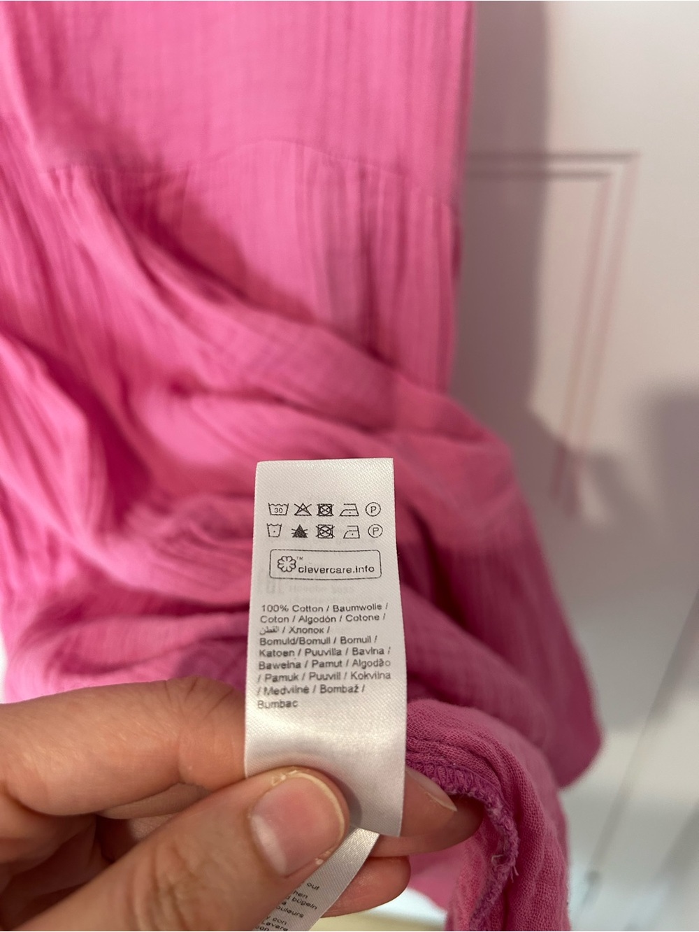 ICHI PINK DRESS SIZE L - Picture 5 of 5